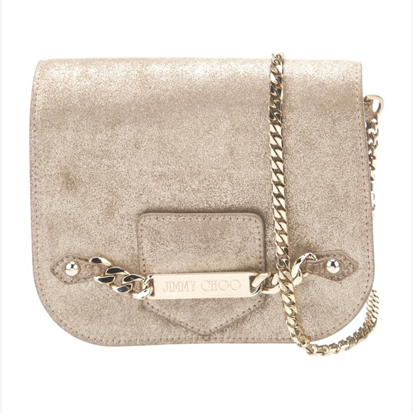 Jimmy Choo Handbags - Jimmy Choo Metallic Gold Cross Body Handbag. $300